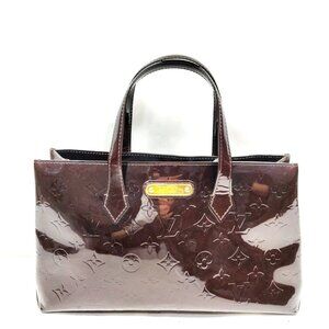 Louis Vuitton LV Hand Bag Wilshire PM Purple Vernis 600-052225